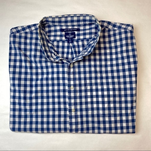 OLD NAVY XXL Slim Fit CASUAL BUTTON DOWN - Picture 1 of 4
